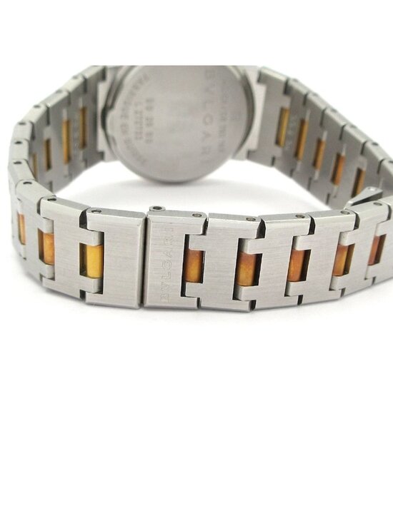 Bvlgari Watch SS 18k Yellow Gold Black main image 10